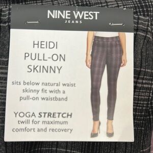 Nine West Heidi pull on skinny pants size 6 NWT